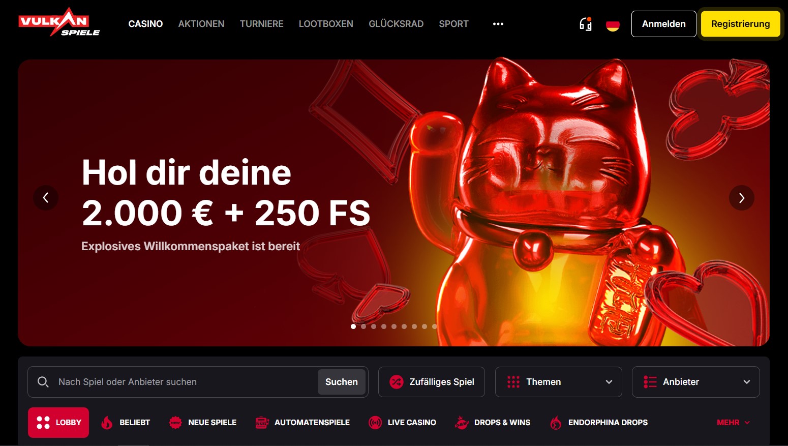 Vulkan Spiele Homepage